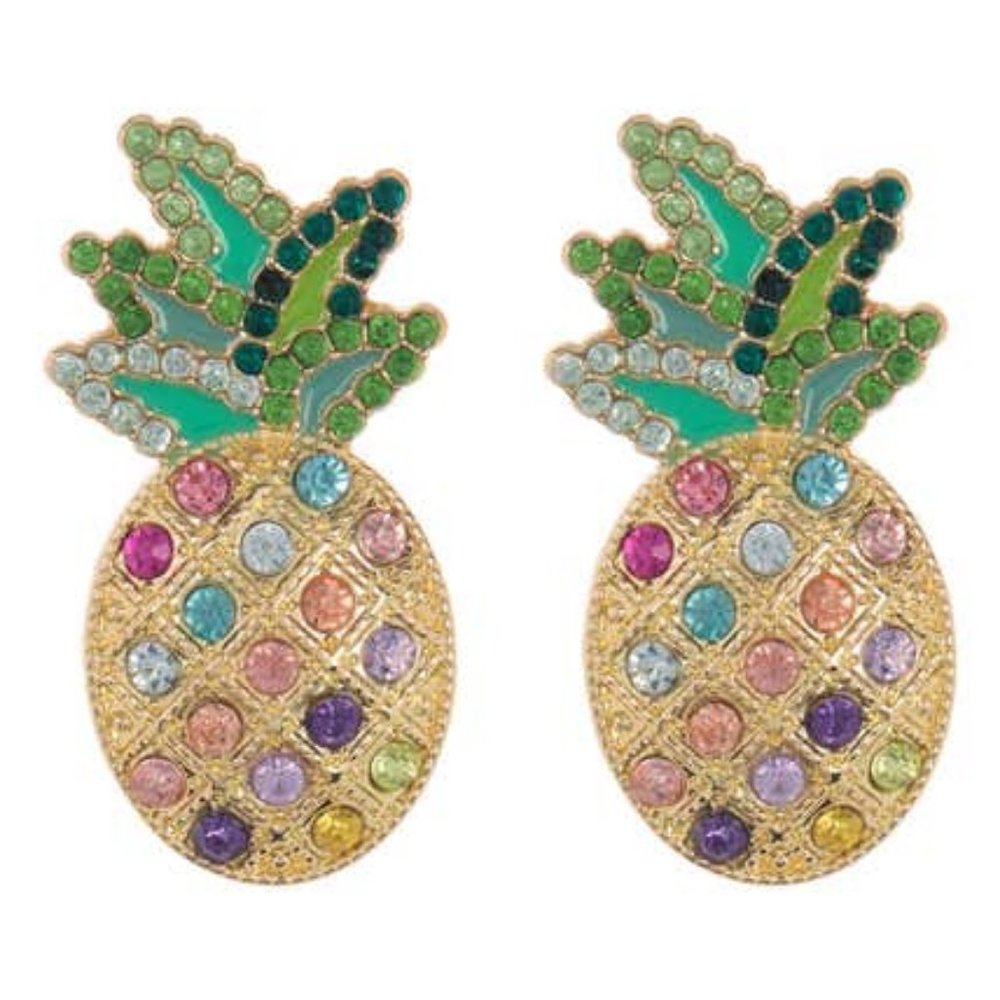 NEW Pineapple Statement Earrings  BAUBLEBAR